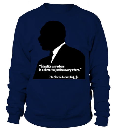 Injustice anywhere is justice Women's Sweatshirt