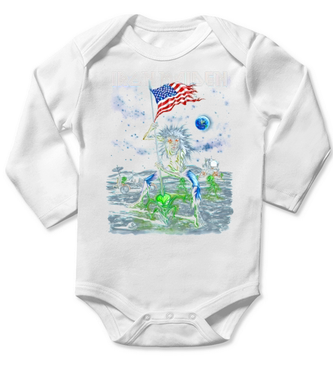 iron 7 Long Sleeve Baby One-Piece