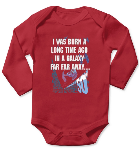 I Was Born A Long Time Ago Long Sleeve Baby One-Piece
