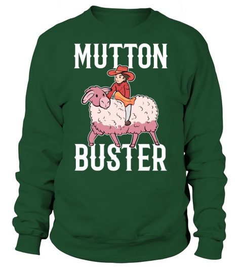 Sheep Busting Mutton Buster Women's Sweatshirt