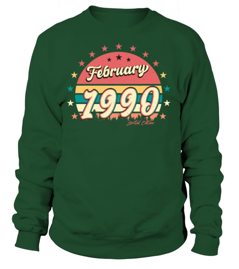 Gift Idea Retro February 1990 Women's Sweatshirt