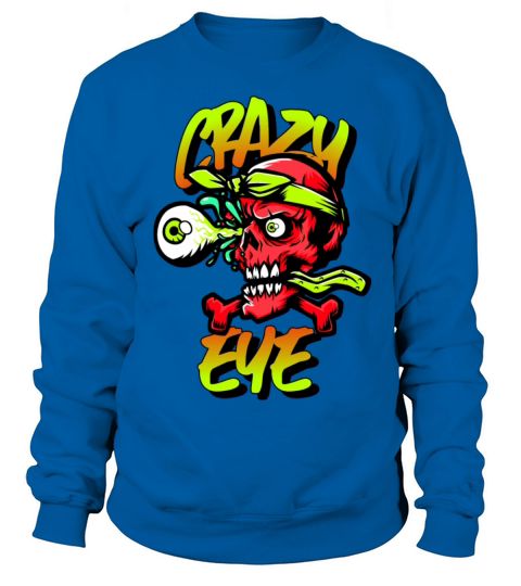 Santa Cruz Inspired Crazy Eye Design Women's Sweatshirt