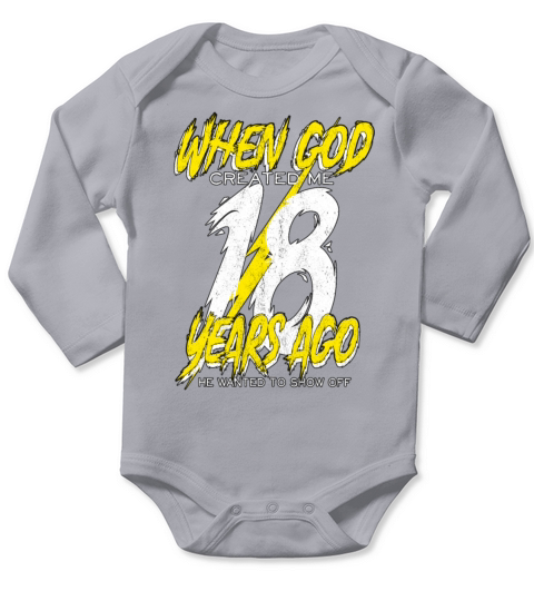 Born 18 years ago 2003 2003 Long Sleeve Baby One-Piece