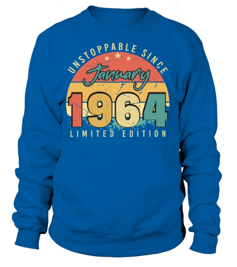 1964 January Retro Unstoppable Women's Sweatshirt