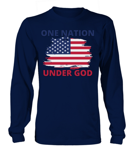 ONE NATION UNDER GOD Women's Long Sleeve
