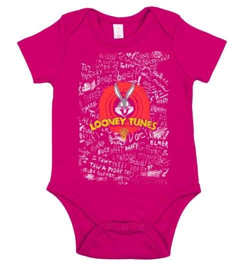 Looney Tunes Scribbles Short Sleeve Baby One-Piece