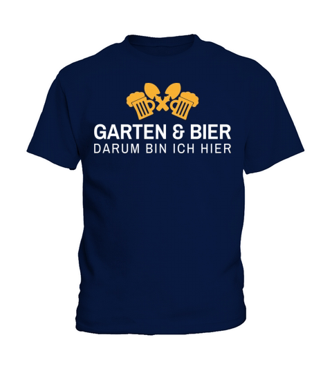Garden beer gardener gardening gift Kids T-Shirt