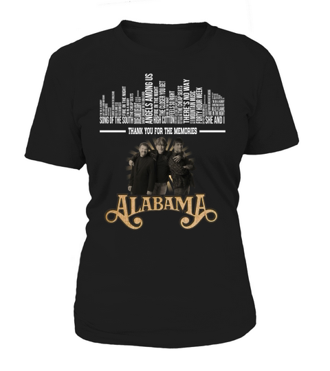 Alabama Song Of The South Thank You For The Memories Women's T-Shirt