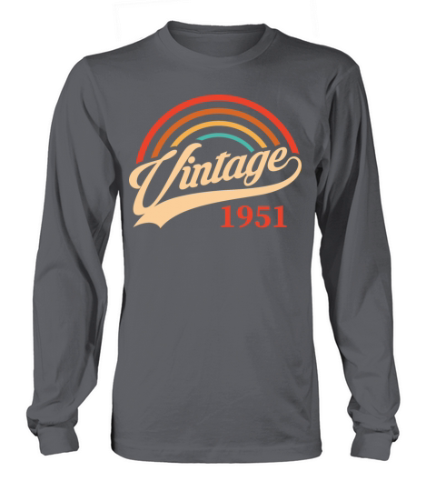 Vintage 1951 70th Birthday Est 1951 Women's Long Sleeve
