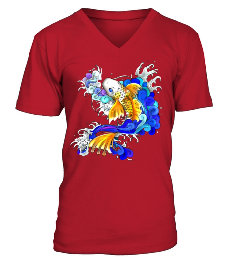 koi fish Men's V-Neck T-shirt