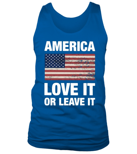 America Love It Or Leave It Hoodien Tank Top Unisex