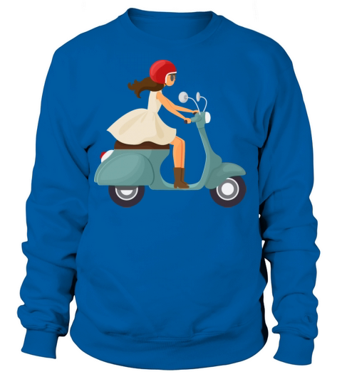 Girl on scooter Women's Sweatshirt