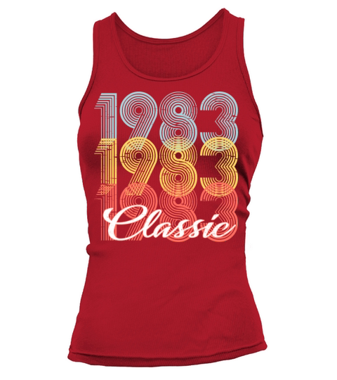 Classic Vintage 38th birthday Shirt Born In 1983 Women's Tank Top