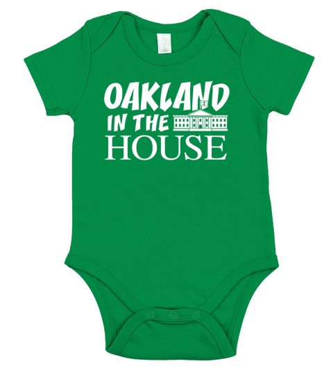Oaklandish Oakland In The House Short Sleeve Baby One-Piece