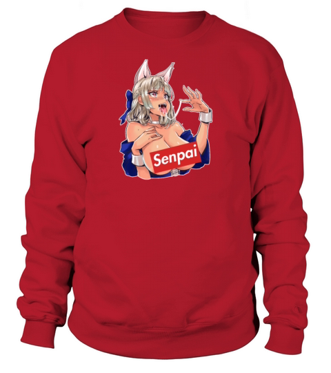 Senpai Hentai Sexy Anime Girl I Otaku graphic Women's Sweatshirt