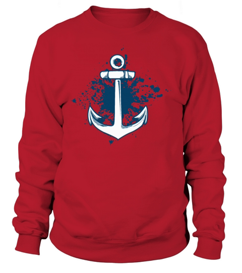 Anchor Navy Anchor drop into Blue Sea - Gift Idea Women's Sweatshirt