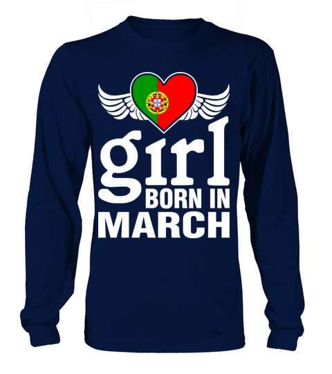 Portuguese Girl Born In March Women's Long Sleeve