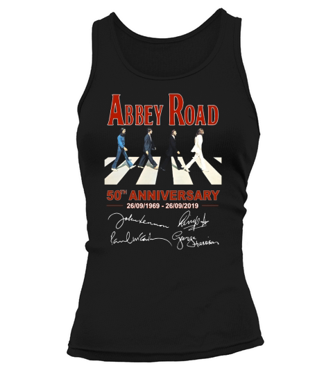 The Beatle Abbey road 50th anniversary signatures Tank top Woman