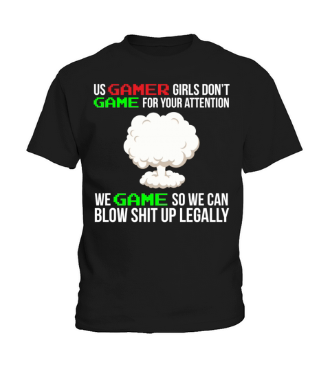 Gamer Girls Funny Video Gaming T-shirt Kids T-Shirt