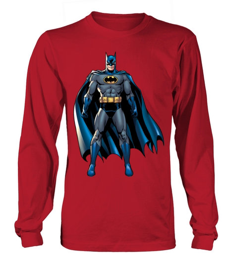 Batman Superhero Pose Cape Women's Long Sleeve