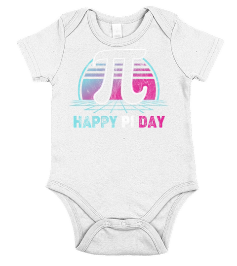 PI Day 2022 Math Lover Mathematics Retro Vintage Short Sleeve Baby One-Piece