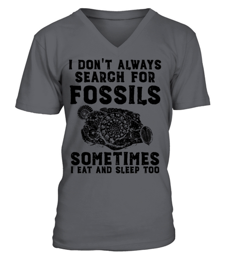 Fossil Hunting Men's V-Neck T-shirt