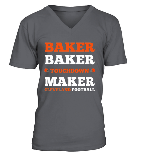 Baker Baker Touchdown Maker Cleveland Football shirt Men's V-Neck T-shirt