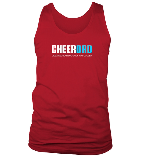 Mens Cheer Dad Shirt, Funny Cute Fathers Day Gift Black Men B071J3G239 1 Tank Top Unisex