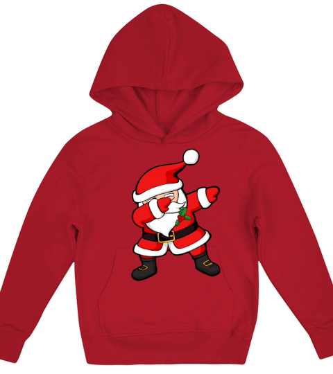 Merry Christmas Dabbing Santa Claus Christmas Dab Kids Hoodie
