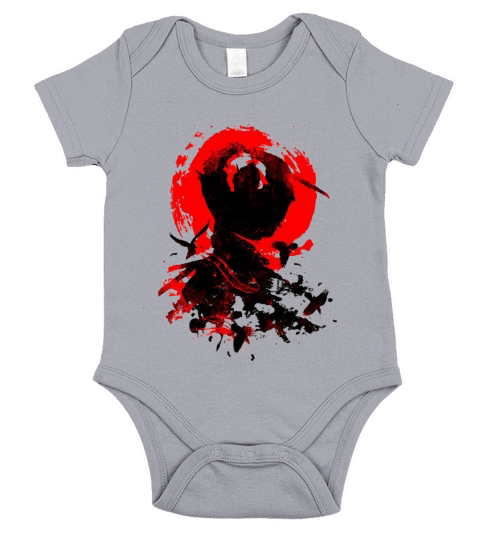 Japanese Warrior Short Sleeve Baby One-Piece
