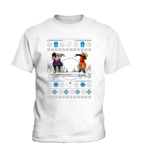 NARUTO SASUKE DAB UGLY CHRISTMAS Kids T-Shirt
