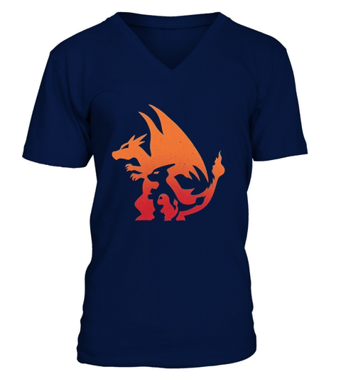 Classic Charizard Child V-Neck T-shirt