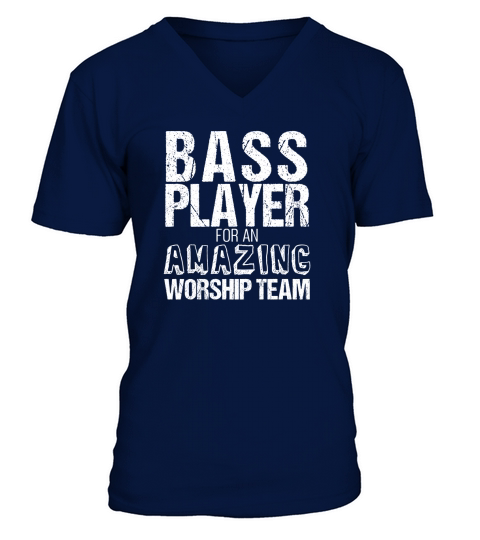 Christian Bass Guitar V-Neck T-shirt