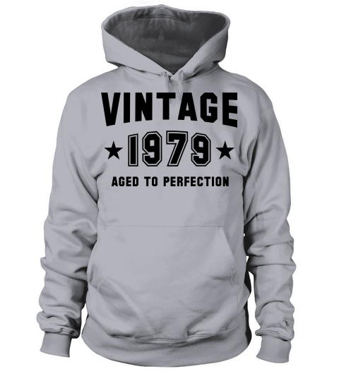 VINTAGE 1979 - Aged To Perfection - Birthday Women's Hoodie