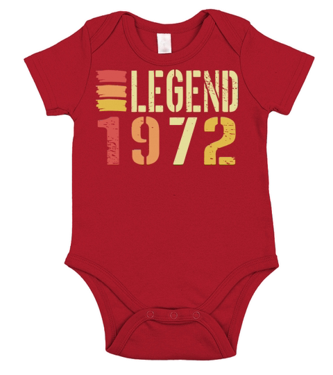 Legend Since 1972 Short Sleeve Baby One-Piece