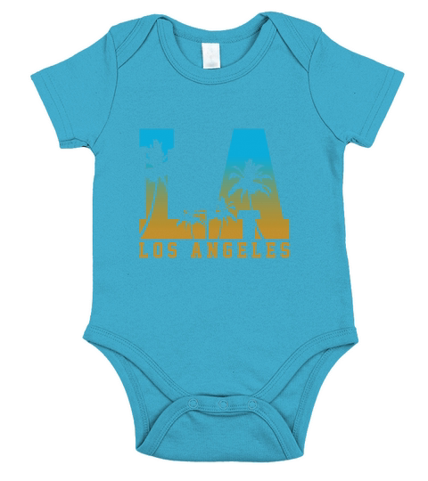 Los Angeles LA California Gift Short Sleeve Baby One-Piece