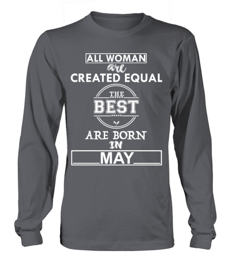 THE BEST ARE BORN IN MAY Men's Long Sleeve