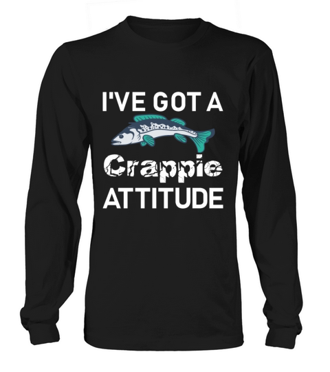 Crappie - funny fishing Women's Long Sleeve