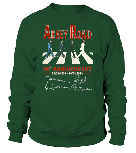 The Beatle Abbey road 50th anniversary signatures Sweatshirt Unisex