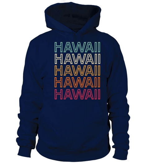 Hawaii Retro Vintage Shirt Women's Hoodie