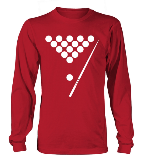 Billiards Balls And Pool Stick Cool Billiards Women's Long Sleeve