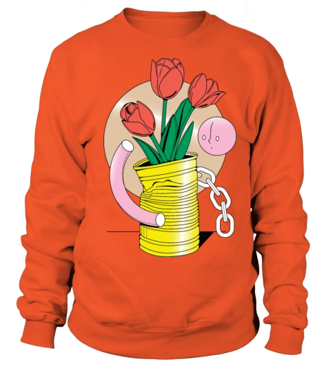 Abstract Flowers Can Women's Sweatshirt