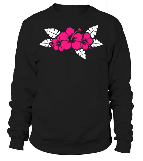 Hawaiian Flower Floral Design Women's Sweatshirt