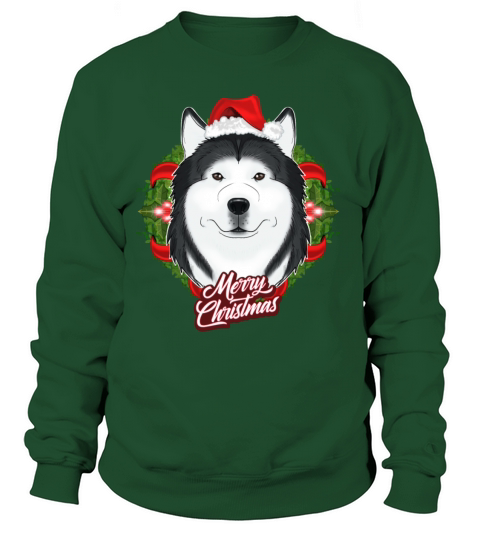 Siberian Husky Lover I Merry Christmas Husky Women's Sweatshirt