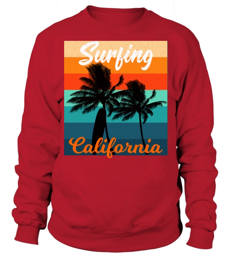 Surfing California Women's Sweatshirt
