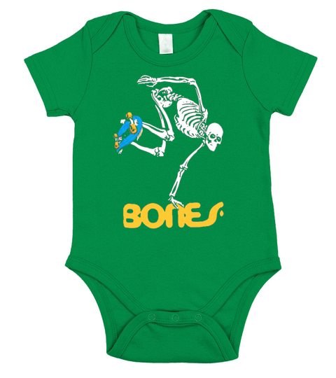 Skateboarding skeletons bones 2020 Short Sleeve Baby One-Piece