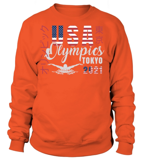 Team USA for American Flag Tokyo Olympics 2021 Women's Sweatshirt