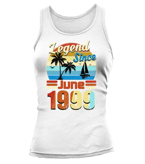 Legend Since June 1999 Retro Vintage Birthday Summer Gift 2020 Tank top Woman