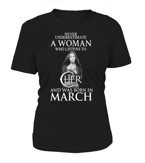 A Woman Who Listens To Cher And Was Born In June Women's T-Shirt