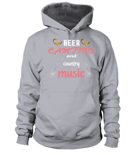 Beer Camping And Country Music T Shirt Women's Hoodie